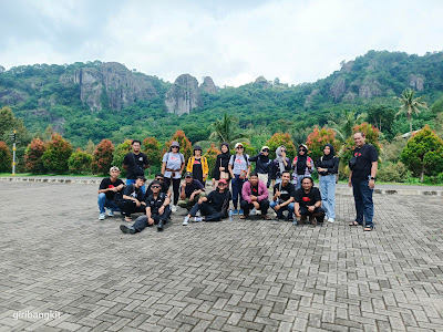 Desa Wisata Nglanggeran dengan suasana pedesaan